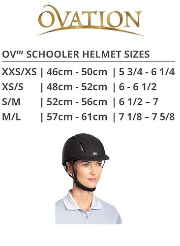 OVATION Deluxe Schooler Helmet — Classic School Riding Helmet by OVATION for Equestrian Use - Riders Choice Supply Co