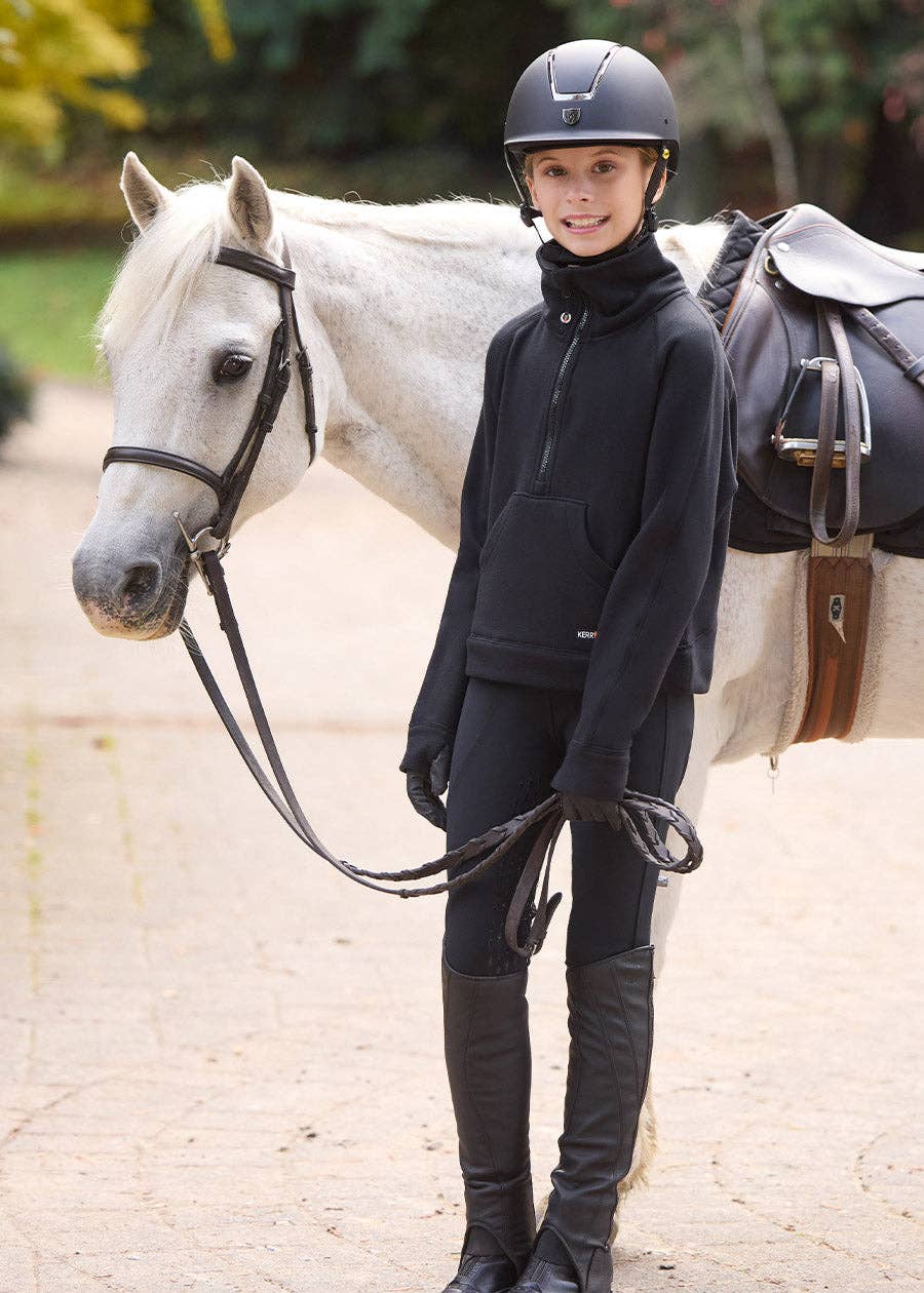 Kids Etched Equine Half Zip Sweatshirt - Riders Choice Supply Co
