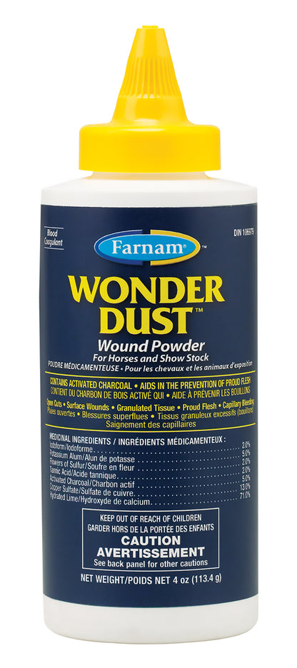 Farnam Wonder Dust Wound Powder, 4 Ounces for Horses