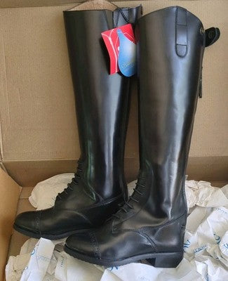 Ovation Kids Finalist Pro Field Boot with Zipper US 6 Regular Tall