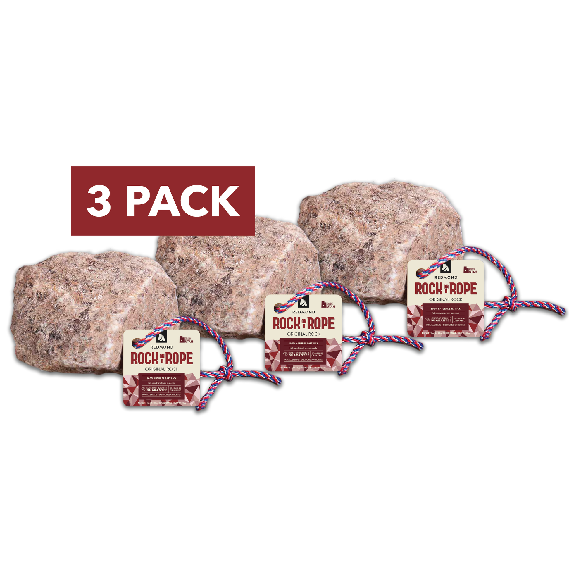 Redmond Rock® - Mined Horse Salt Lick - Riders Choice Supply Co