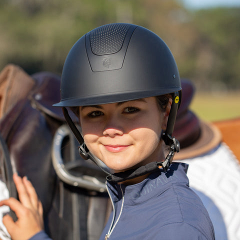 Equinavia Crown MIPS Riding Helmet, Black Matte - Riders Choice Supply Co