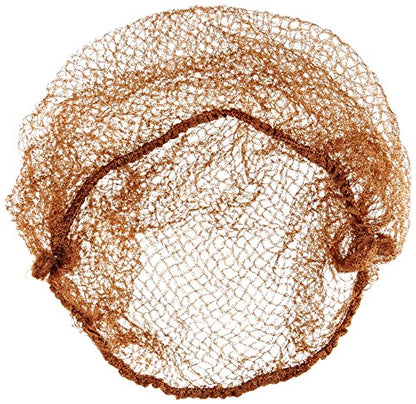 Intrepid International Heavy Weight Medium Brown Hair Nets - Riders Choice Supply Co