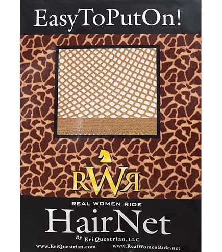 RWR No Knot Hairnet - Elastic No-Knot Hairnets for Secure, Comfortable Hold - Riders Choice Supply Co