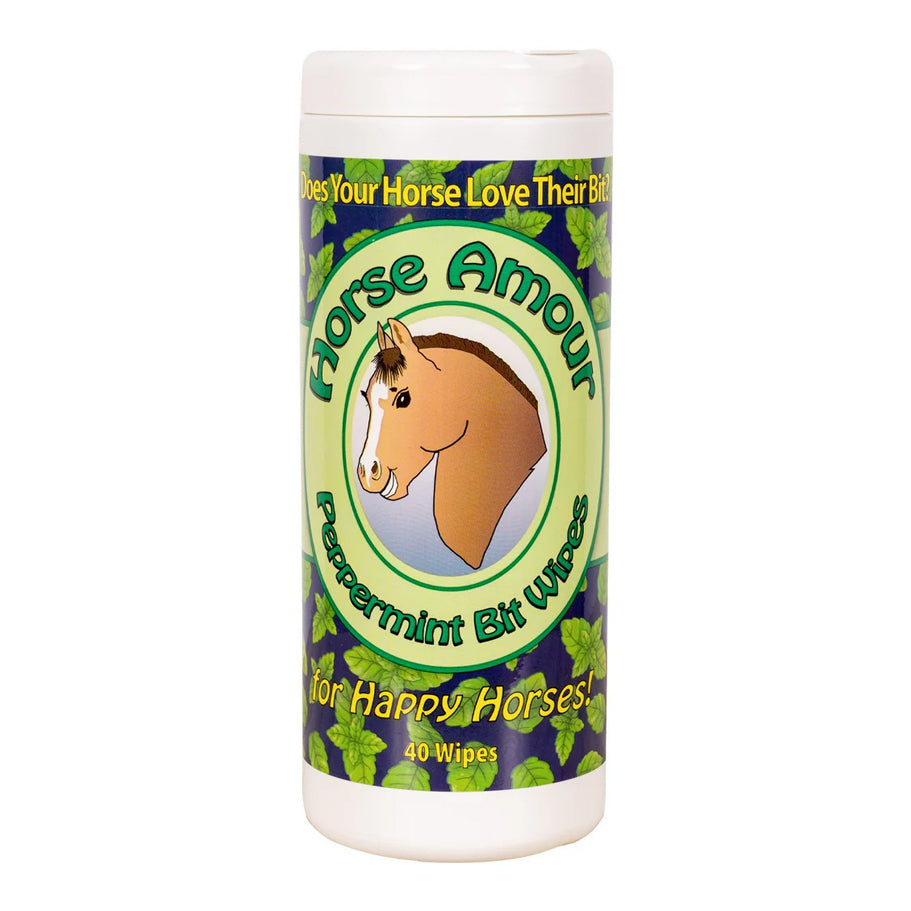 Horse Amour Bit Wipes- Peppermint - Riders Choice Supply Co