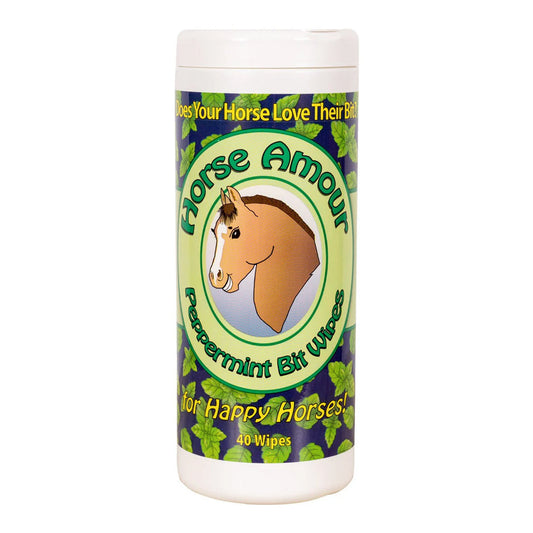 Horse Amour Bit Wipes- Peppermint - Riders Choice Supply Co