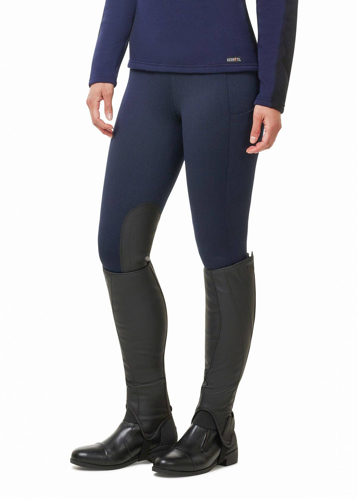 Fleece Lite II Knee Patch Riding Tight - Riders Choice Supply Co