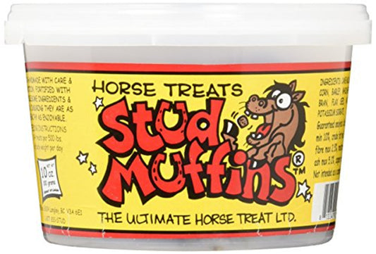 Stud Muffins Horse Treat Tub, 10 oz - Riders Choice Supply Co