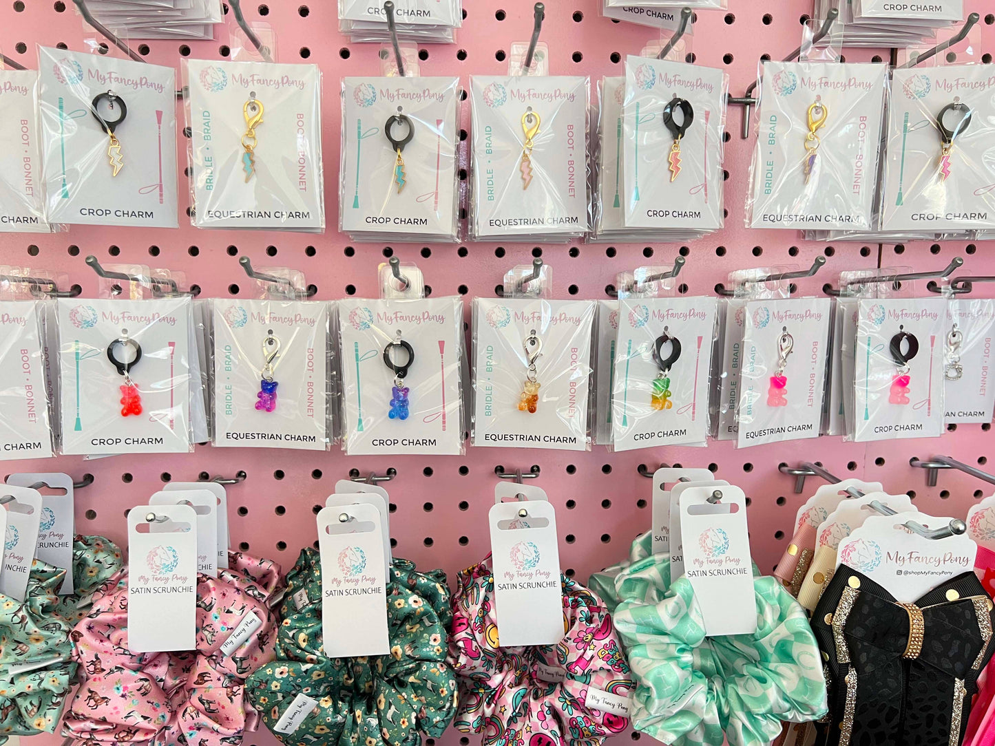 Mushroom Crop & Bridle Equestrian Charms