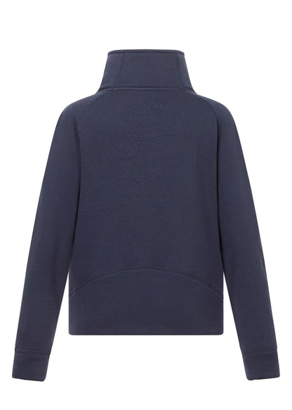 Kerrits Kids Etched Half Zip Sweatshirt- Galaxy Blue