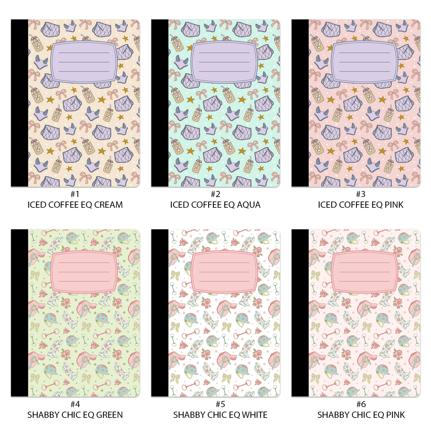 Equestrian Composition Notebook - Journal