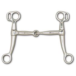 TOKLAT Tom Thumb Shank 5 1/2" Cheek Snaffle Mouthpiece - Riders Choice Supply Co