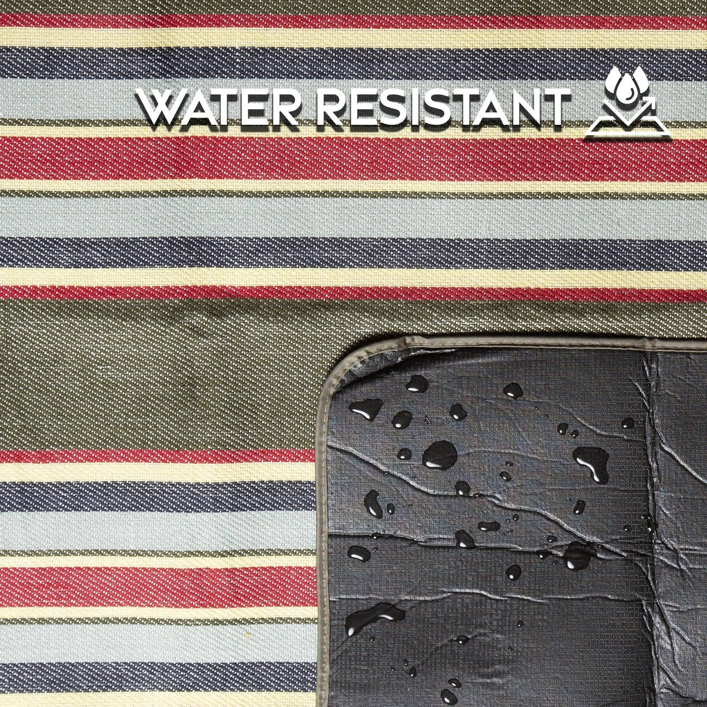 Field Stripe Picnic Blanket