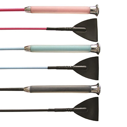 HORSELOVERZ Gel Handle Dressage Whip 47