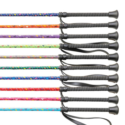 EQUISTAR Horse Pattern Crop Size 23" - Riders Choice Supply Co