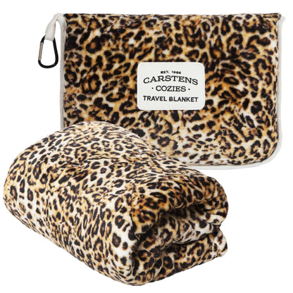 Leopard Travel Blanket