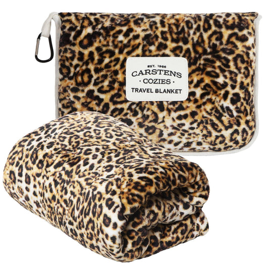 Leopard Travel Blanket