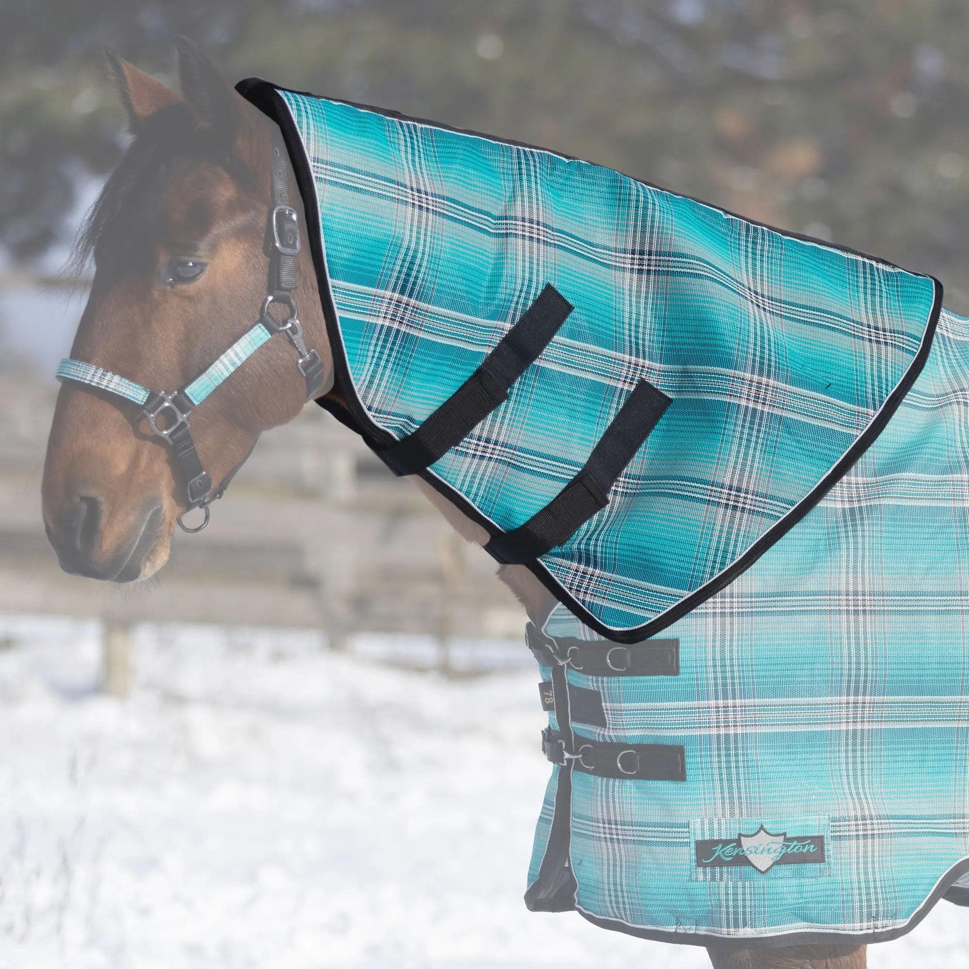 Supermesh® Horse Winter Neck Warmer - Waterproof & Breathable - Supremely Durable Textilene® - Multiple Weights - Riders Choice Supply Co