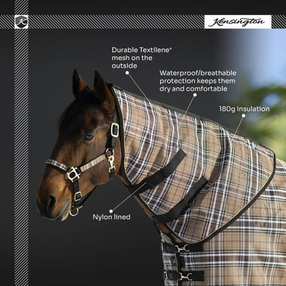 Supermesh® Horse Winter Neck Warmer - Waterproof & Breathable - Supremely Durable Textilene® - Multiple Weights - Riders Choice Supply Co