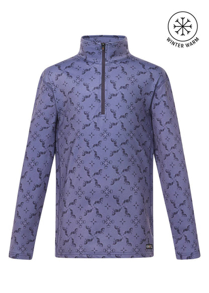 Kids First Level Quarter Zip Stretch Fleece Tech Top - Riders Choice Supply Co