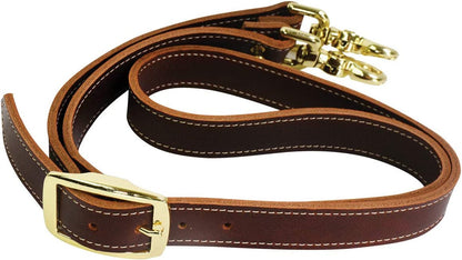 5/A Baker® Leather Adjustable Strap for Duffle Bag - Riders Choice Supply Co