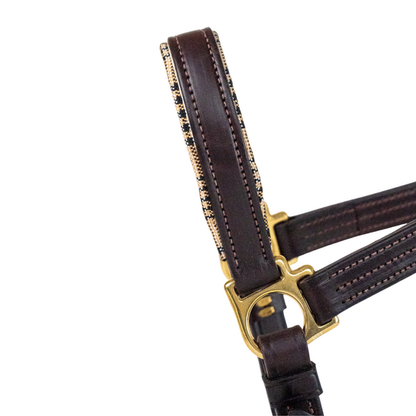 5/A Baker® Lexington Leather Halter- Havana - Riders Choice Supply Co
