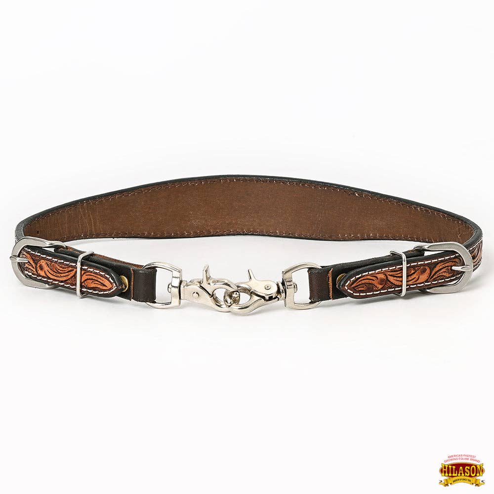 HILASON Western Horse Floral Headstall Breast Collar One Headstall Spur Strap Wither Strap American Leather Tack Set