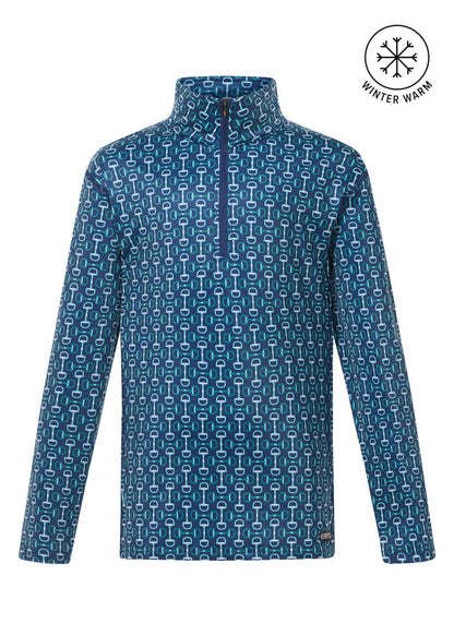 Kids First Level Quarter Zip Stretch Fleece Tech Top - Riders Choice Supply Co