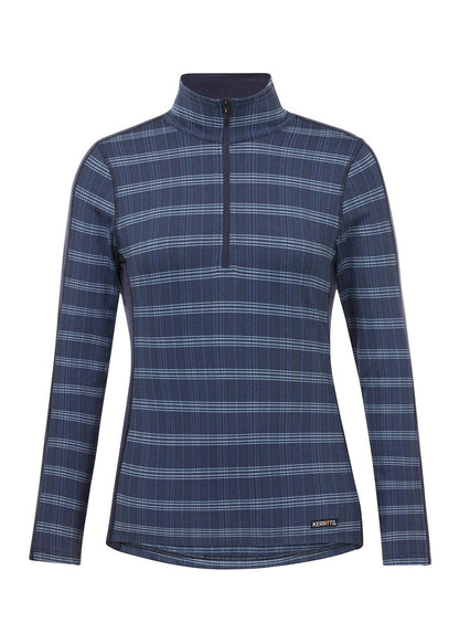 Stretch Plaid Quarter Zip Riding Top - Riders Choice Supply Co