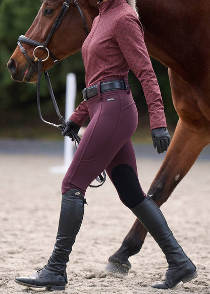 Snaffle Links Fleece Half Zip Riding Top - Riders Choice Supply Co