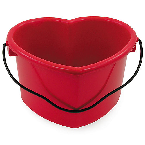 Red Heart Shaped 6 Quart Pail – Riders Choice Supply Co