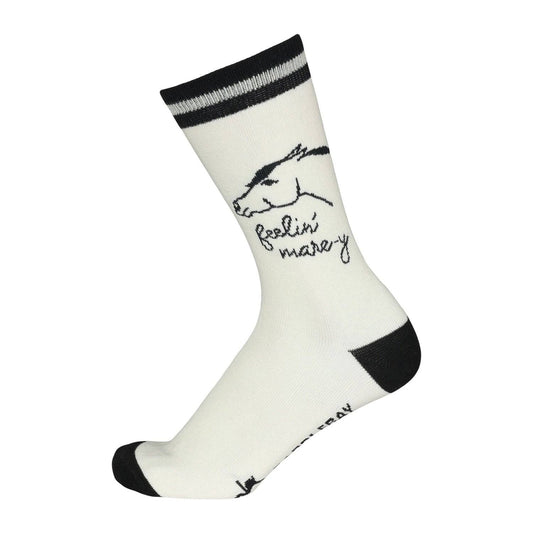 Dapplebay  Knit Crew Socks-Feelin' Mare-y