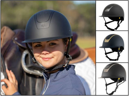 Equinavia Crown MIPS Riding Helmet,  Black Shimmer