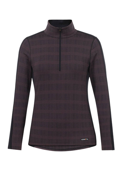 Stretch Plaid Quarter Zip Riding Top - Riders Choice Supply Co