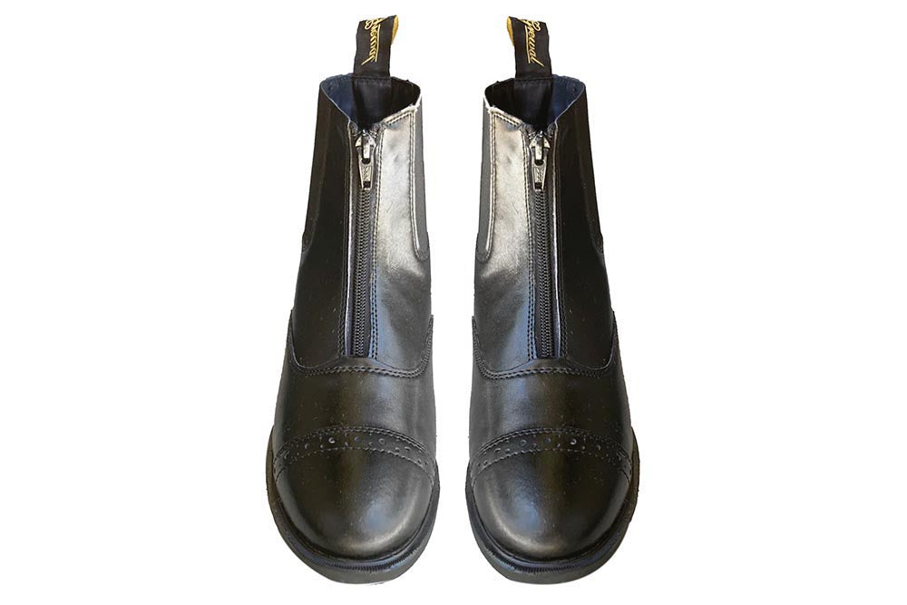 Zip-Up Synthetic Leather Paddock Boots - Riders Choice Supply Co