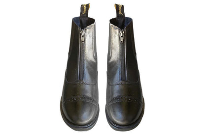 Zip-Up Synthetic Leather Paddock Boots - Riders Choice Supply Co