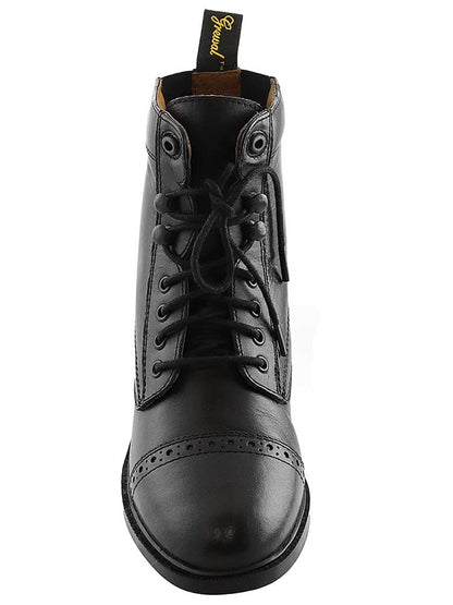 Children's Lace-Up Leather Paddock Boots