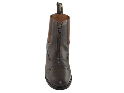 Children's Zip-Up Leather Paddock Boots - Riders Choice Supply Co