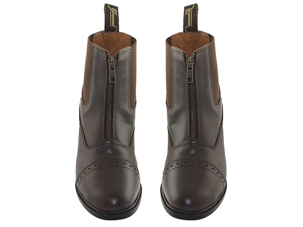 Children's Zip-Up Leather Paddock Boots - Riders Choice Supply Co