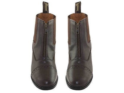 Children's Zip-Up Leather Paddock Boots - Riders Choice Supply Co