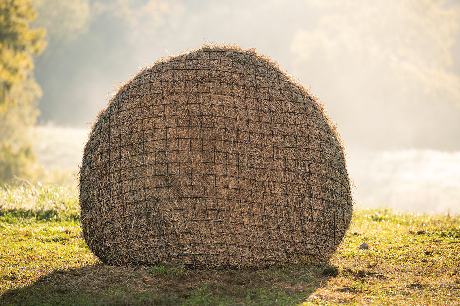 Livestock Round Bale Hay Net - 3" Holes - Riders Choice Supply Co