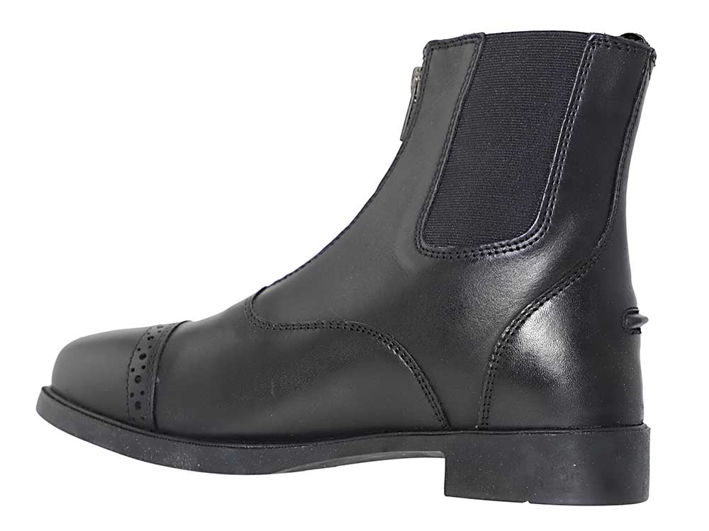 Children's Zip-Up Leather Paddock Boots - Riders Choice Supply Co