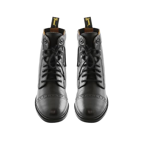 Children's Synthetic Leather Lace-Up Paddock Boots - Riders Choice Supply Co