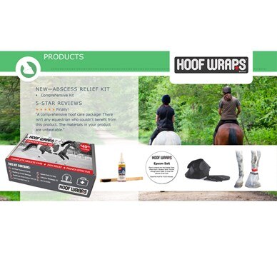 Hoof Wraps Brand Abscess Relief Kit
