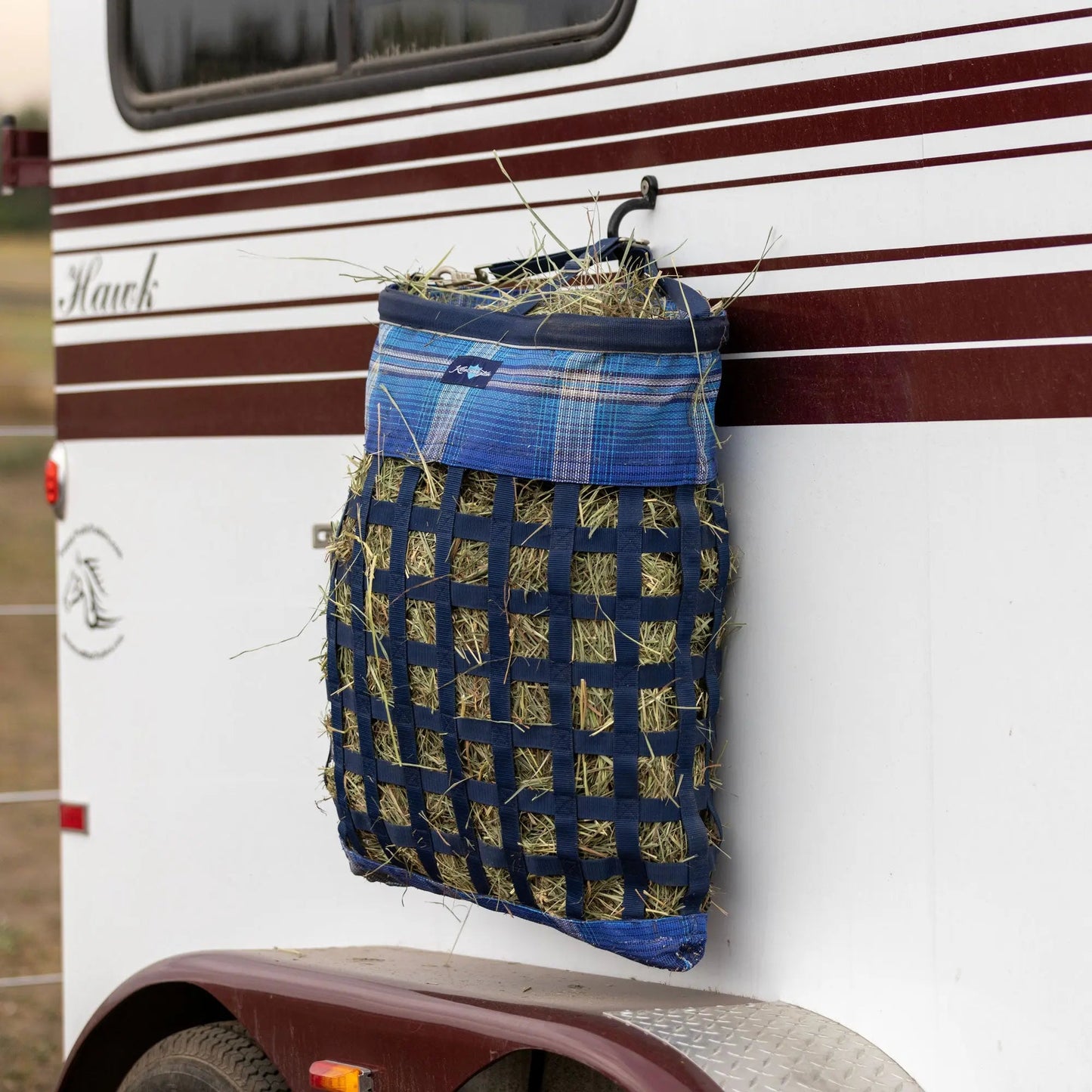 Slow Feed Hay Bag with Easy Load Rim - 2 Flake Capacity - Riders Choice Supply Co