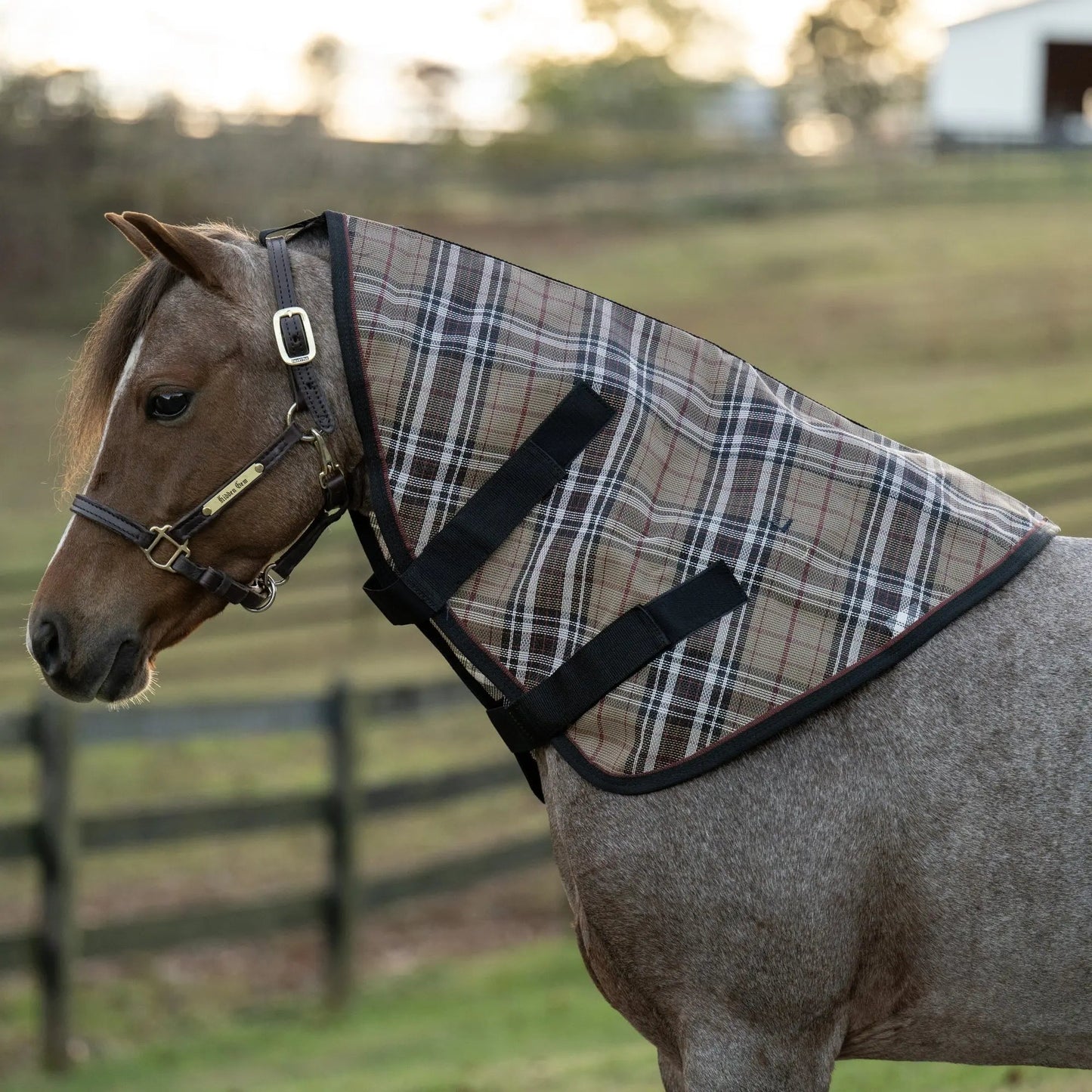 Pony Protective Neck Cover - Pairs with Fly Sheet - 73% UV Blocking - Riders Choice Supply Co