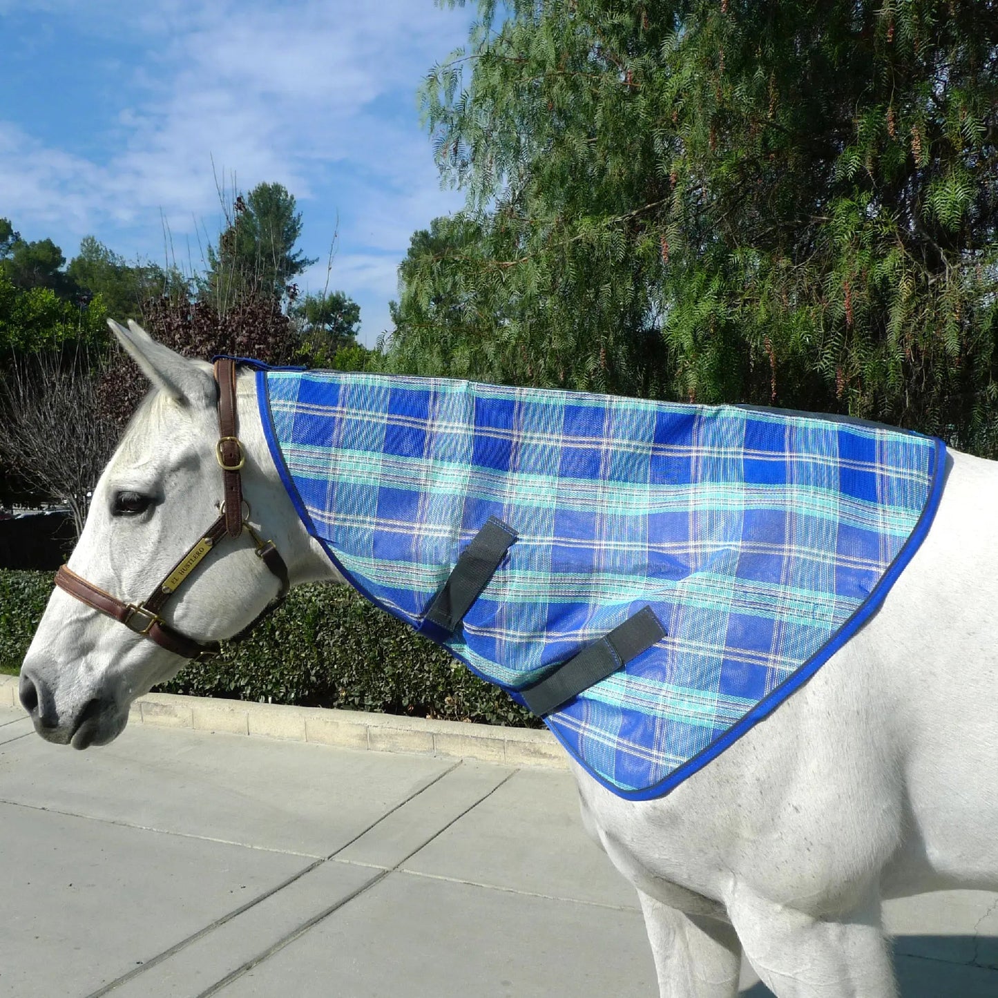 Horse Protective Neck Cover - Pairs with Fly Sheet - 73% UV Blocking - Riders Choice Supply Co