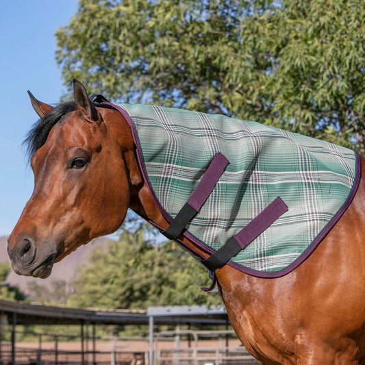 Horse Protective Neck Cover - Pairs with Fly Sheet - 73% UV Blocking - Riders Choice Supply Co