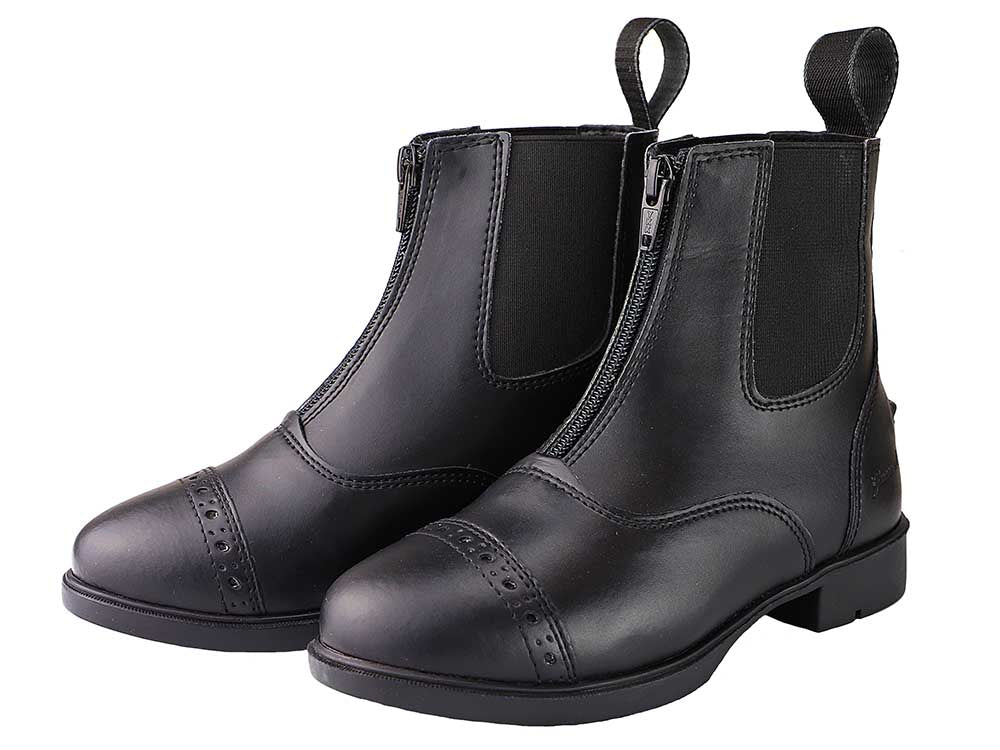 Children's Zip Up Synthetic Paddock Boots - Riders Choice Supply Co