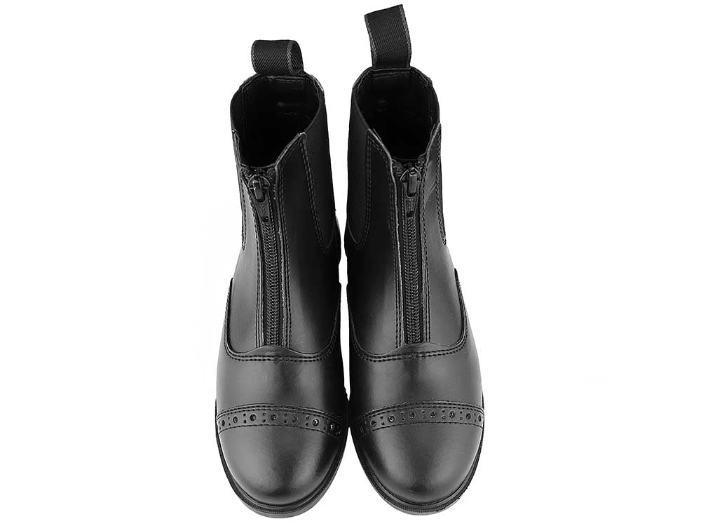 Children's Zip Up Synthetic Paddock Boots - Riders Choice Supply Co